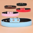 thumbnail image 3 of Faux Leather Soft Dog Collars,Durable Adjustable Pet Collars for Small Medium Large Dogs Cats, 3 of 8