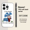 thumbnail image 1 of Manténgase a la moda y protegido con una cubierta de goma de TPU con estampado elegante y vibrante para iPhone, 1 of 4