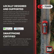 Dual Electronics DCPA81W 8 Single/Double DIN Car Stereo, Wireless Apple CarPlay Android Auto