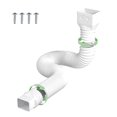 thumbnail image 1 of Rain Gutter Downspout Extensions, Flexible Drain Downspout Extender Extendable From 21 To 60 Inches, 1 of 1