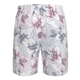 thumbnail image 6 of Naloa Lilies Flowers Men's Beach Shorts, Surfing shorts, Swim trunks, Quick Dry Swim Trunks for Surfing Beach Fun - 3X-Large, 6 of 9