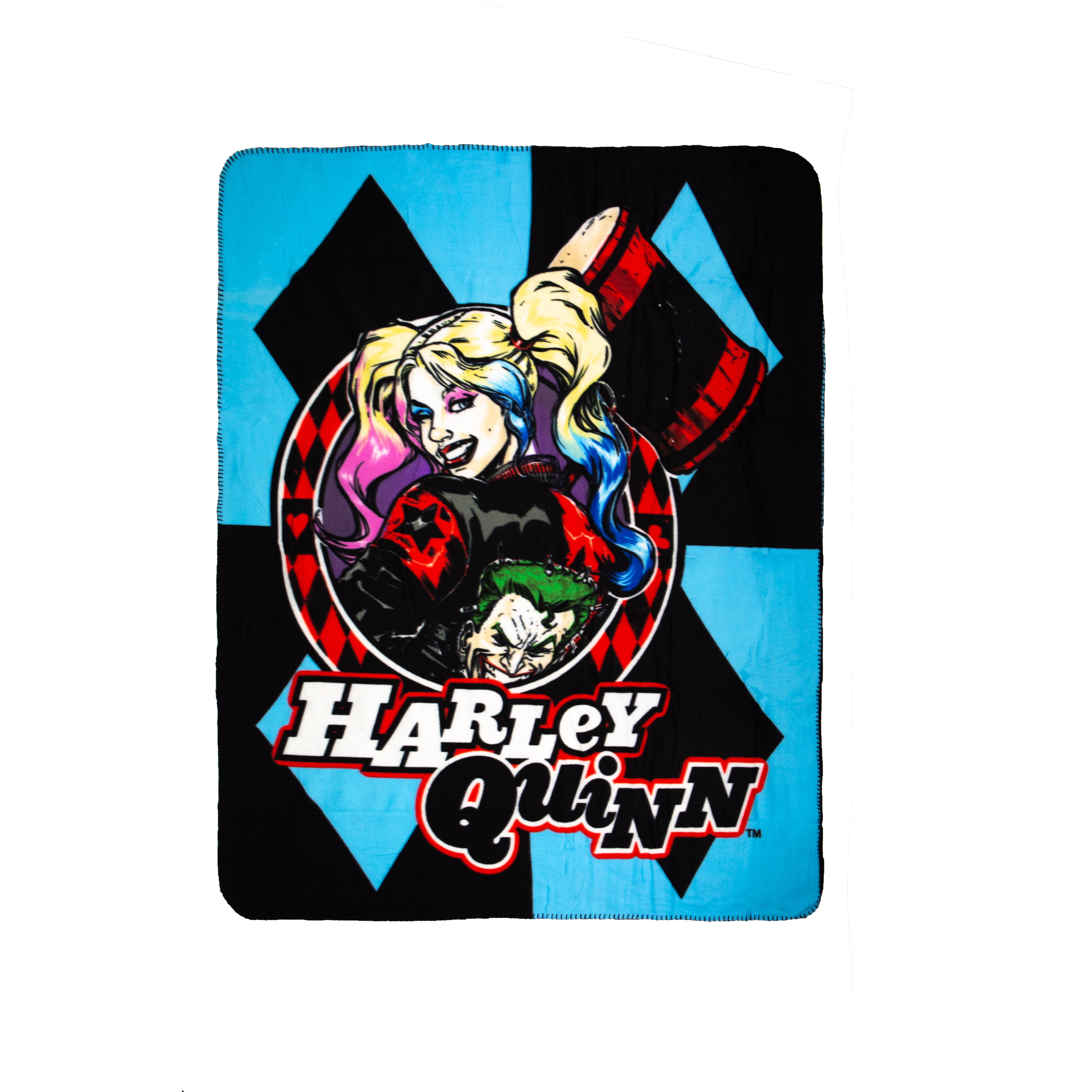 Crover Dc Comics Harley Quinn Diamonds Joker Blanket