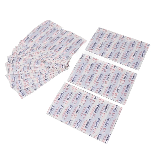 Blue Detectable Plasters, Blue Metal Detectable Fabric Bandages 100pcs Waterproof Flexible for Schools