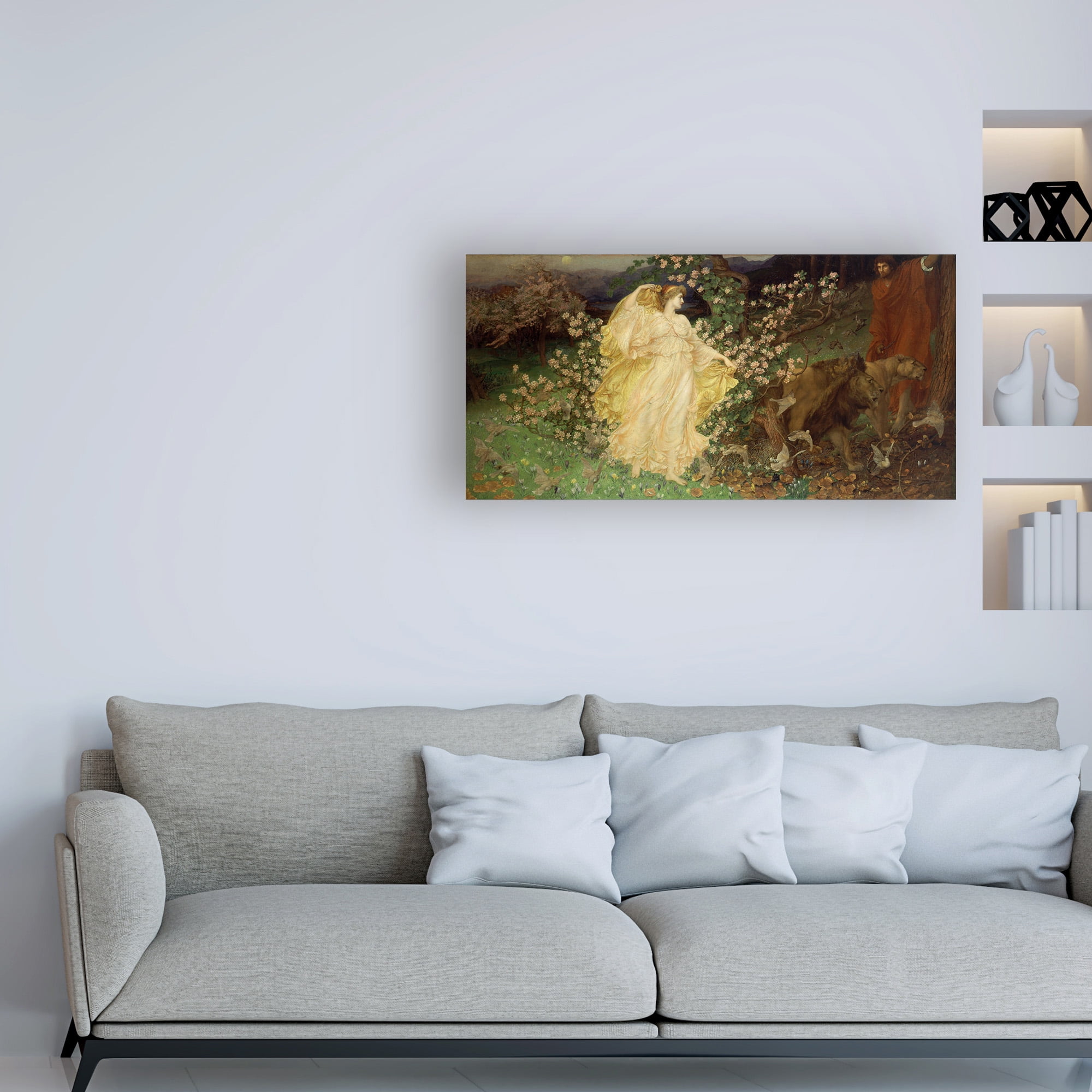 Trademark Fine Art 'Venus and Anchises' Canvas Art by William Blake Richmond
