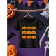 thumbnail image 1 of Halloween T-shirt - White with Orange Pumpkins, Soft Breathable 100% Cotton Knit Top for, Kids, Teens - Halloween Party Outfit, Everyday Fall & Clothing - Machine Washable, 1 of 6
