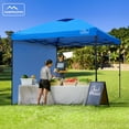 thumbnail image 7 of KAMPKEEPER 10x10 Pop Up Canopy Tent with 2 Sidewalls, Portable Outdoor Sun Shade, Blue, 7 of 7