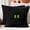 Black, variant on Halloween Pillow Covers 18x18 inch Set of 2, White Ghost Throw Pillow Cases Soft Plush Faux Fur Wool Couch Cushion Case for Chair Sofa Bedroom Living Room Home Decor