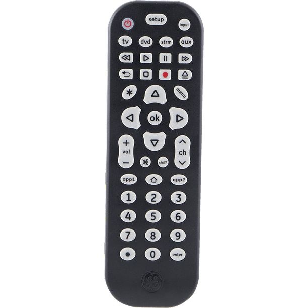 GE 4 Device Universal Remote Control Black 39526 Walmart 
