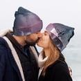 thumbnail image 5 of Disketp Boat Lighthouse Storm Waves Winter Beanie for Men Women Beanie Knit Hat Cuffed Cap Beanie Knit Chunky Snow Cap, 5 of 6