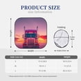 thumbnail image 3 of Rateoe Sunset Truck Highway Pattern 2 Piece Car Windshield Sun Shade Foldable | Front Windshield Shade for Sun, Heat and UV Rays | Sunshade for Car Front Window-Medium, 3 of 6