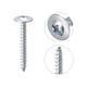 thumbnail image 4 of Tornillos Autoperforantes Phillips Uxcell Acero al Carbono Tornillo para Madera y Metal #8 x 1-1/4", 4 of 5