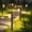 Warm White, variant on 10pack Solar Pathway Lights Outdoor,  Metal & Glass Solar Lights Outdoor Waterproof Landscape Path Lights for Yard Walkway Garden Decor, Warm White