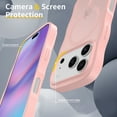 thumbnail image 5 of For iPhone 17 Pro Magnetic Phone Case,Compatible with Mag-safe,Wavy Frame Cute Design for Girls Women,Translucent Matte Hard Back Shockproof Protective Lightweight Phone Case,Pink, 5 of 6