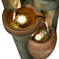 thumbnail image 4 of 39.7’’H 5-Tier Relaxing Outdoor Indoor Garden Water Fountain Decor - for Contemporary Design for Garden, Patio, Deck, Porch, Backyard and Home Art Decor, 4 of 10