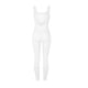 thumbnail image 5 of ICHUANYI Liquidación Mujeres Verano Moda Sin espalda Sin mangas Casual Sexy Sólido Cremallera Mono ICHUANYI WER202308232109, 5 of 9