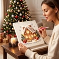 thumbnail image 3 of Qwtwty Christmas Pearl Art DIY Kit for Adults, Funny Christmas Gem Art Kit DIY Diamond Painting Crafts Kit for Home Wall Decor Holiday Gift, 3 of 8