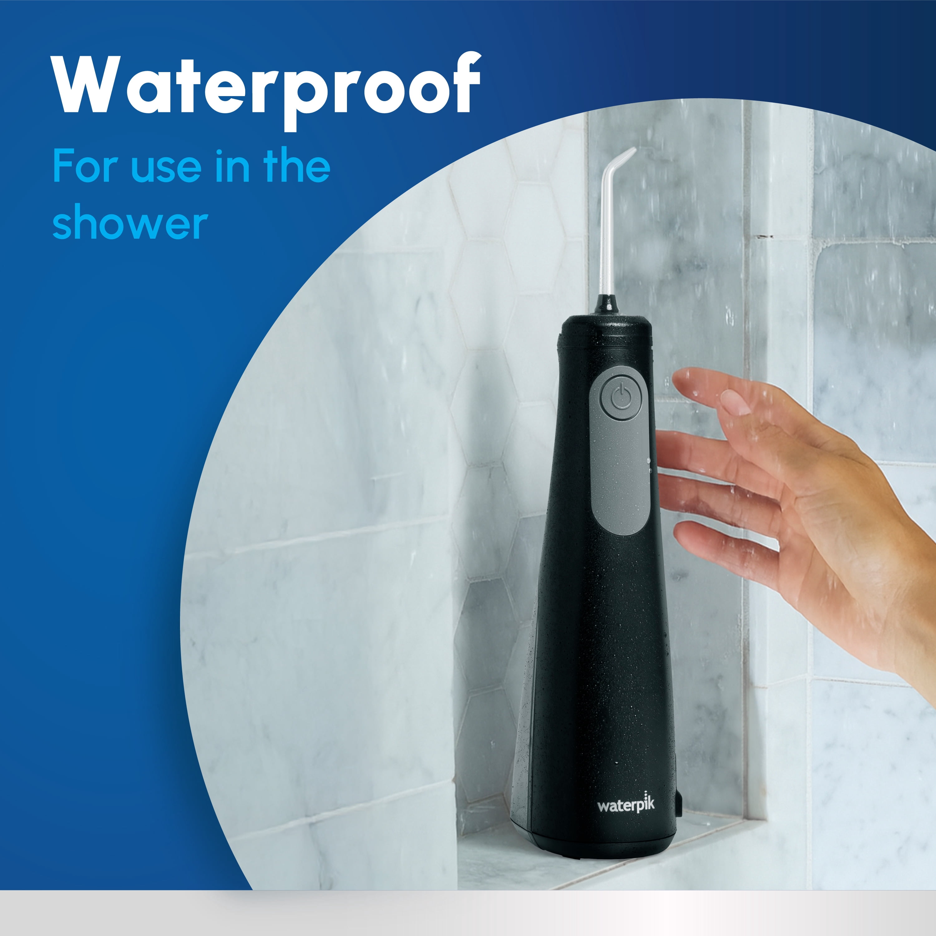 Waterpik Cordless Enhance 3200 Water Flosser with 2 Settings, 2 Tips, ADA Accepted