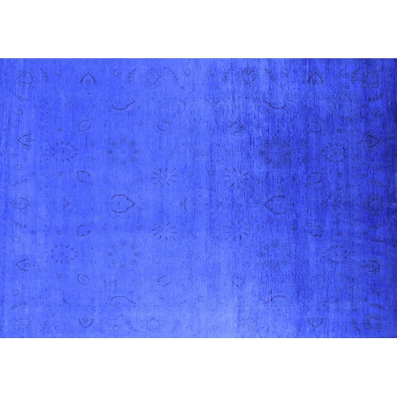 Ahgly Company Indoor Rectangle Persian Purple Bohemian Area Rugs, 2' x 4'
