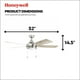 thumbnail image 5 of Ventilador de techo Honeywell Ventnor de 52 pulgadas con luz LED 50606-01, 5 of 9