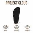 thumbnail image 4 of Sandalia plana Venita negra de cuero genuino Project Cloud, 4 of 6
