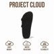 thumbnail image 4 of Sandalia plana Venita negra de cuero genuino Project Cloud, 4 of 6
