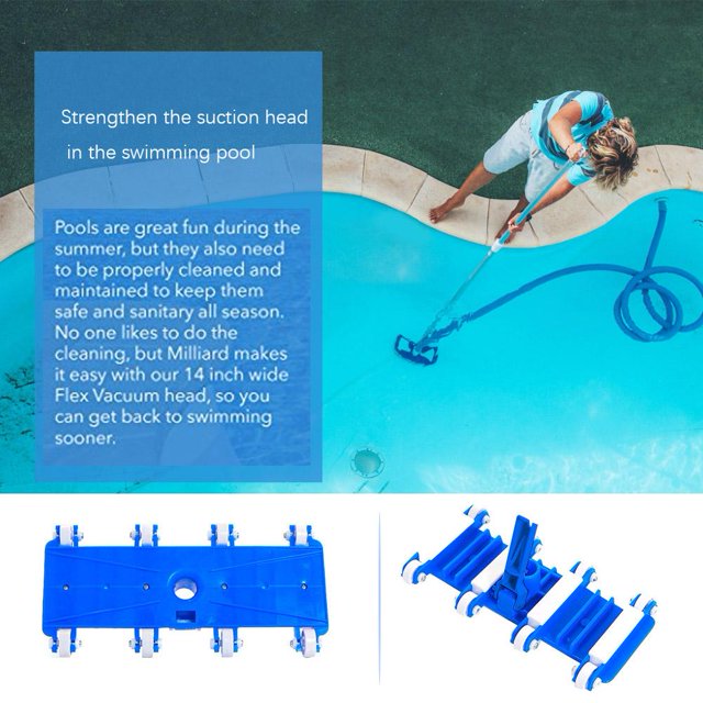 Eléctrico Cabezal de succión para piscinaSpapiscina14 pulgadascabezal de succión para limpieza de desechos Ndcxsfigh Nuevos Originales