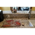 thumbnail image 2 of Cooked Crabs on Faux Burlap Dish Drying Mat, 2 of 7