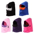 thumbnail image 2 of Thermal Neck Warm Full Face Ski Mask Hood Cap Kids Winter Fleece Balaclava Hat Boys Girls Children Cap (pink), 2 of 7