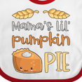 thumbnail image 4 of Inktastic Mama's Lil' Pumpkin Pie Cute Baby Thanksgiving Design Boys or Girls Baby Bib, 4 of 4