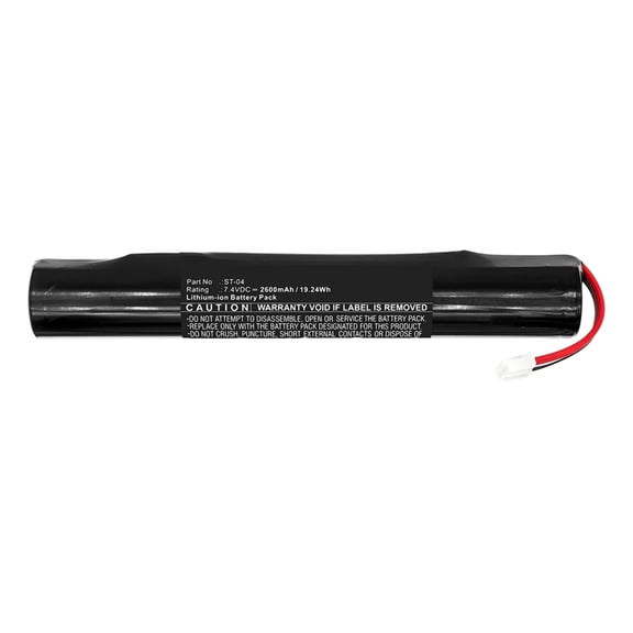 Batteries N Accessories BNA-WB-L13775 Speaker Battery - Li-ion, 7.4V, 2600mAh, Ultra High Capacity - Replacement for Sony ST-04 Battery