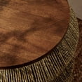 thumbnail image 4 of Maris Seagrass and Wood End Table in Walnut Natural, 4 of 8