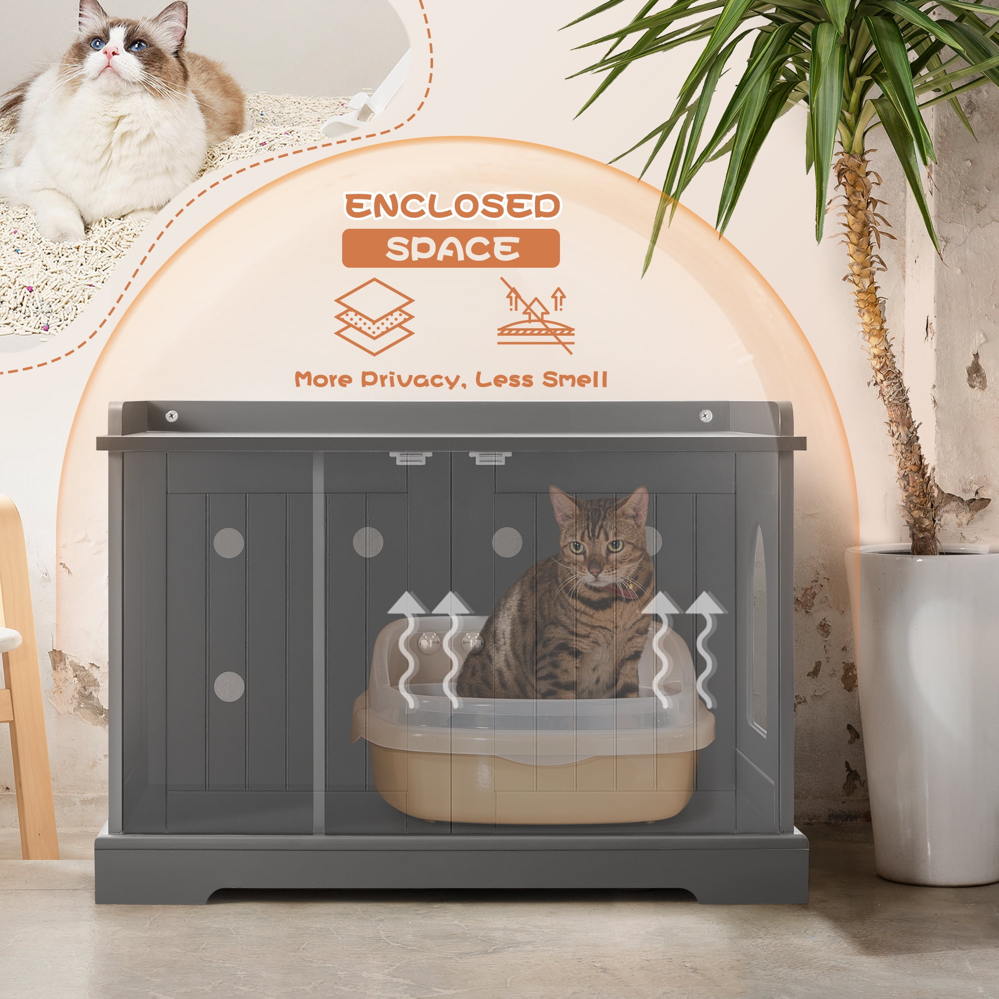 Palm tree litter online box
