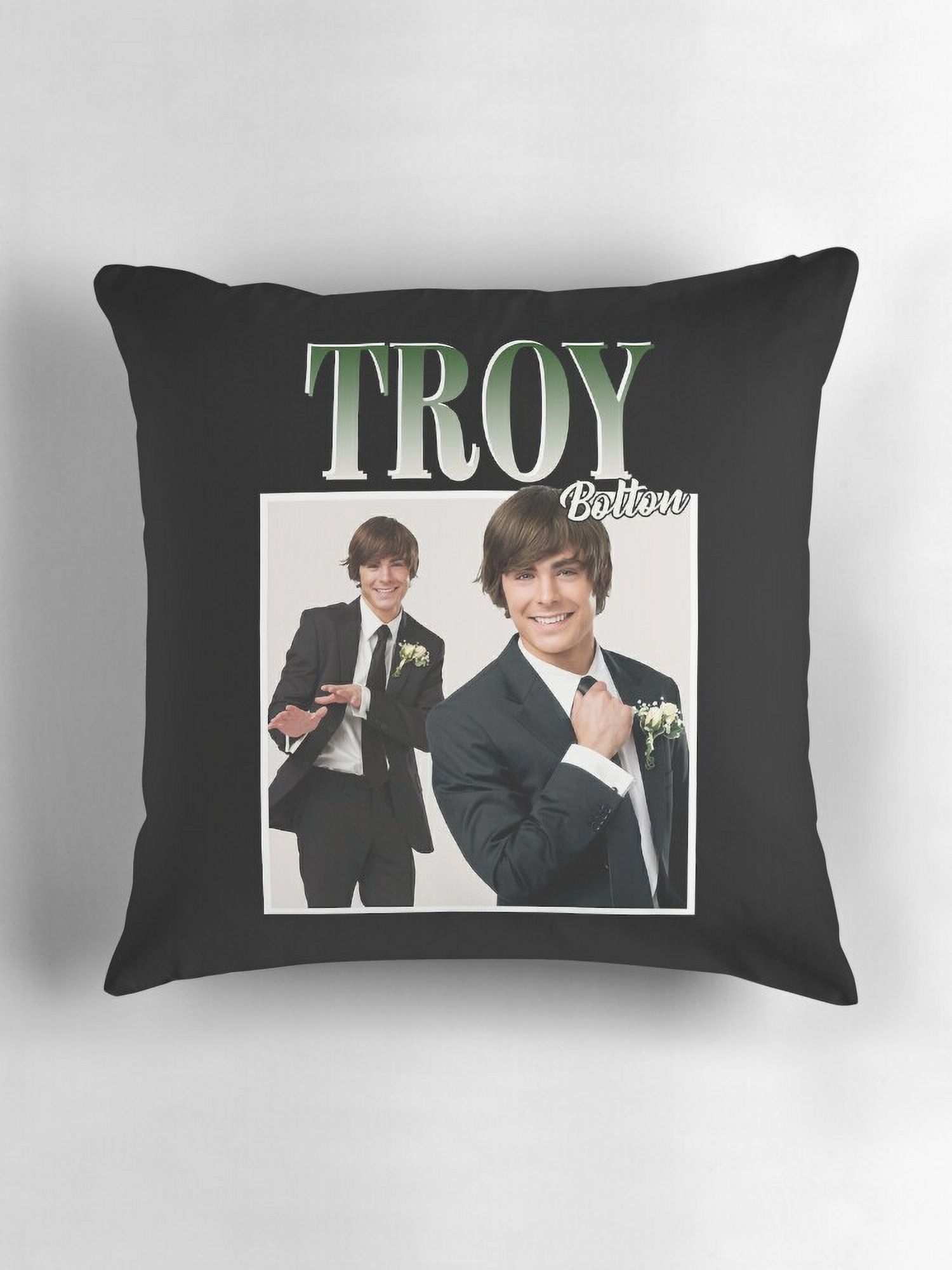 AABERIC Graphic Troy Bolton Lover Gift Throw Pillow Covers Cases ...