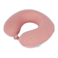 thumbnail image 2 of Almohada de Cuello Bucky Jersey Rayas de Espuma Viscoelástica Rosa, 2 of 8