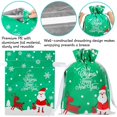 thumbnail image 3 of Paquete HRX de 30 bolsas de regalo de Navidad con cordón de aluminio, surtidas, 3 of 7