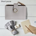 thumbnail image 3 of Cartera de mujer con bloqueo RFID, monedero plegable de cuero genuino con cremallera, bolsillo para monedas, ventana de identificación, 3 of 5