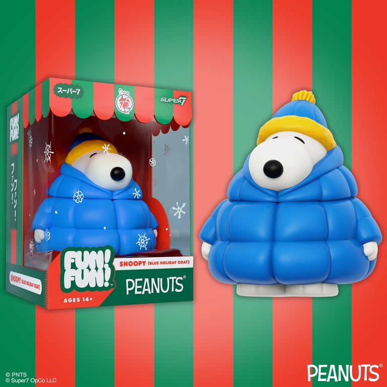 Peanuts FUN! FUN! - Snoopy (Blue Holiday Coat) - Walmart.com