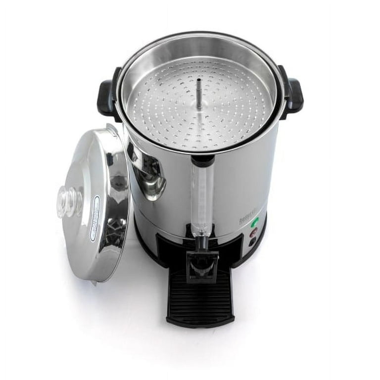 Better Chef 100-Cup Coffee Urn Silver 91589564M - Best Buy