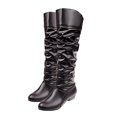 thumbnail image 1 of Knee High Boots Women Chunky Heel Pointed Toe Wide Calf, 1 of 8
