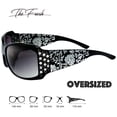 thumbnail image 3 of Gafas de sol The Fresh Trendy Classic L702-Crystal negro/floral, 3 of 7