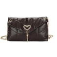 thumbnail image 1 of Bolso de hombro para mujer, bolsos cruzados para mujer con correa de cadena, bolsos acolchados, liquidación JFHHH pequeña, 1 of 5