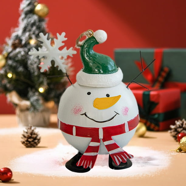 Xihbxyly Oferta de Iluminación Decoración Navideña Decoración Navideña de Hierro Adorno de Decoración Navideña Adornos de Decoración de Escenas Navideñas Adornos para Árboles de Navidad