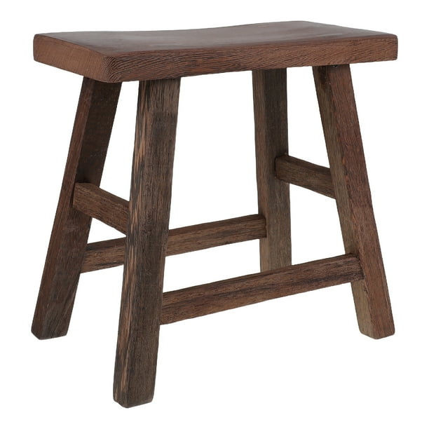 ColoMX Taburete de madera maciza, taburete de banco, taburetes de madera para pies, taburete de madera, taburete de madera para cama alta, taburete, silla