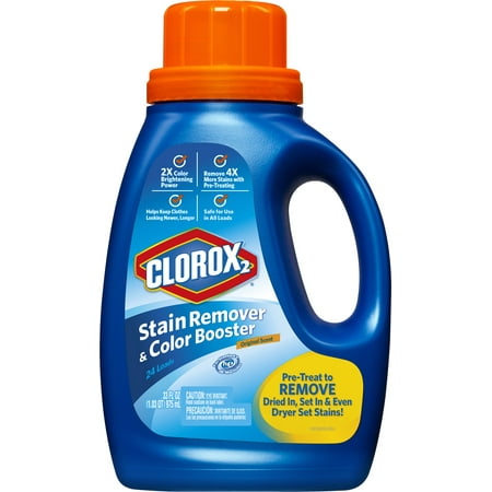 Clorox 2 Laundry Stain Remover and Color Booster, Original, 33 Ounces