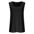 thumbnail image 6 of fatyb Tank Tops for Women Eyelet Embroidery Summer Shirts Sleeveless Casual Loose Blouses with Split, 6 of 7