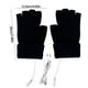 thumbnail image 3 of Guantes de punto con calefacción USB para invierno, cálidos, protección para las manos, guantes sin dedos fríos, medio dedo, 3 of 5