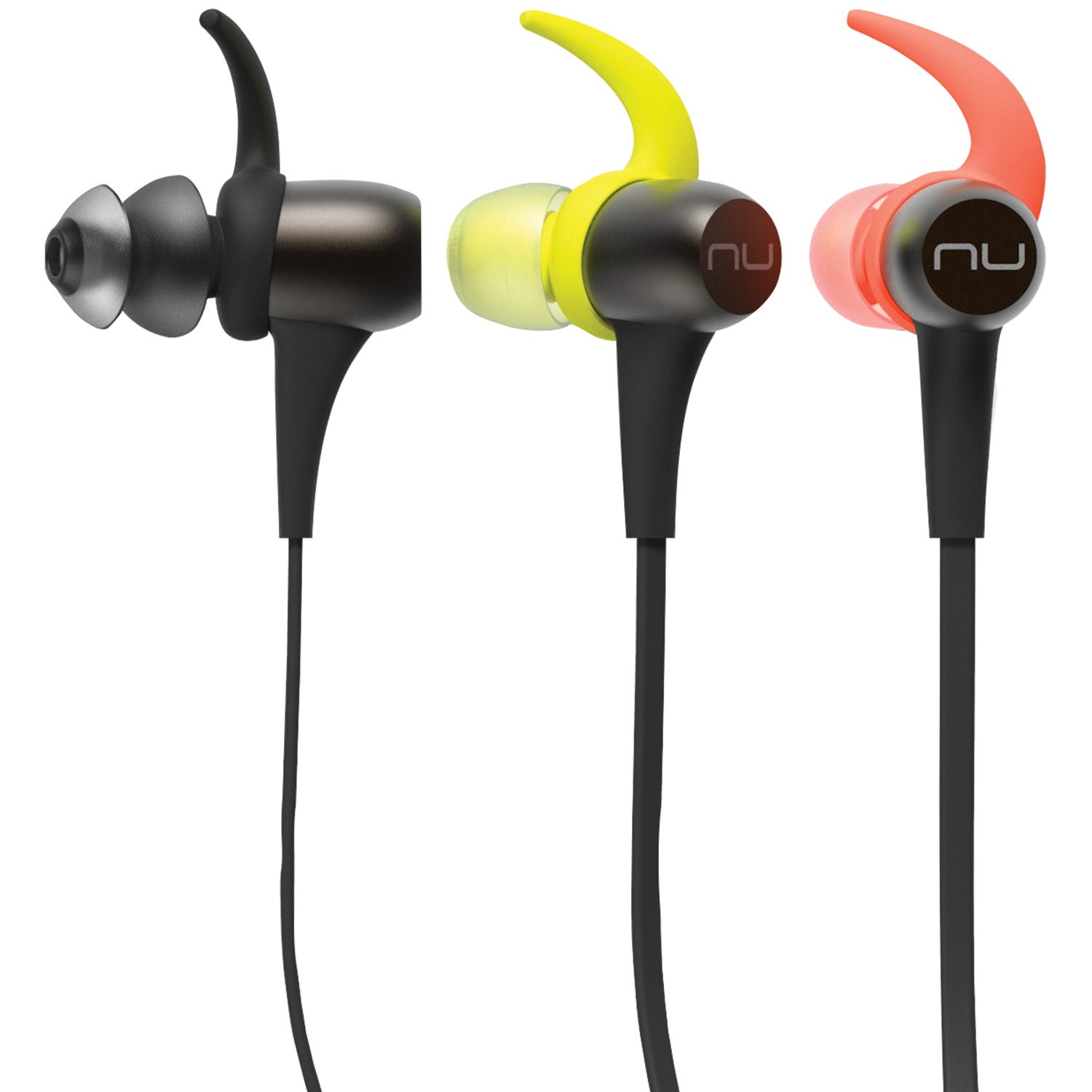 NuForce Bluetooth Sports In-EarHeadphones, Black, BESPORT3 - image 5 of 8
