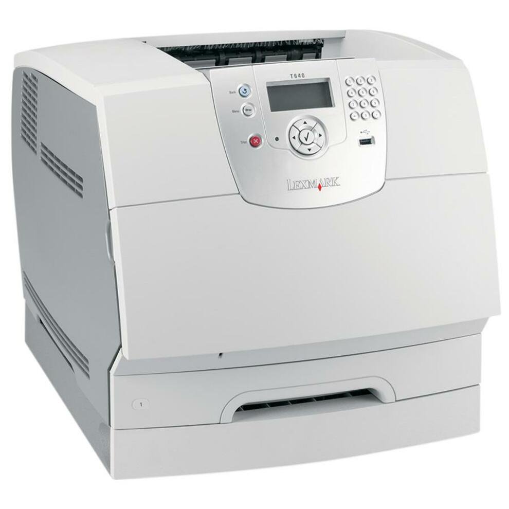 Lexmark T T640 Desktop Laser Printer, Monochrome