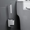 thumbnail image 2 of cepillo de baño Cepillo de con soporte de secado conjunto en y de piezaza interno hueco Durable invitados - Base triangular, 2 of 8