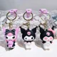 thumbnail image 4 of Sanrio-Llavero de dibujos animados de Hello Kitty, figuras de acción de Kuromi My Melody, modelo de PVC, llavero, estatuilla Cinnamoroll, regalos de cumpleaños, 4 of 5